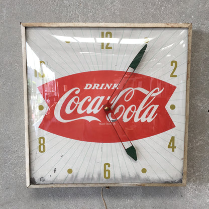 Vintage 1960s Coca Cola Clock
