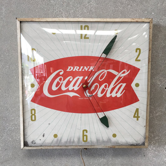 Vintage 1960s Coca Cola Clock