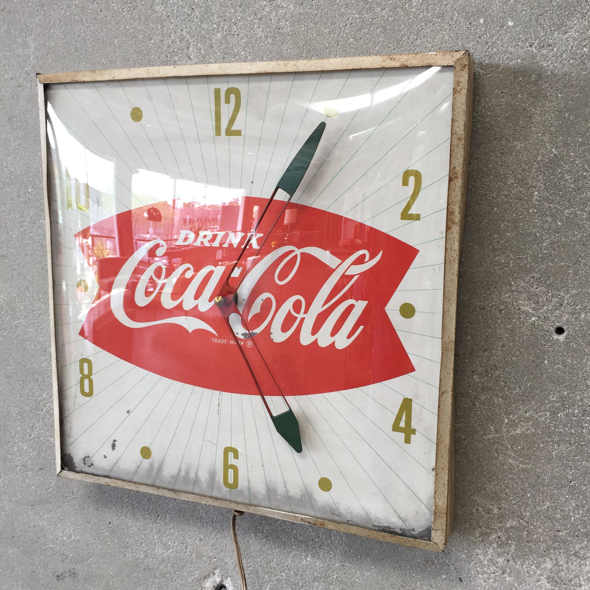 Vintage 1960s Coca Cola Clock