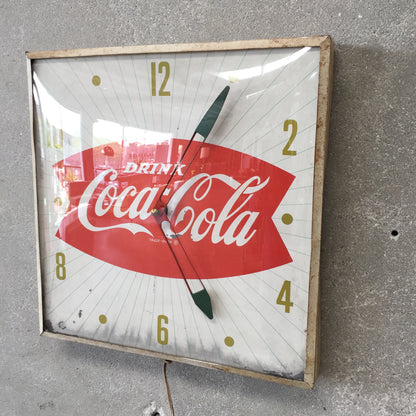 Vintage 1960s Coca Cola Clock