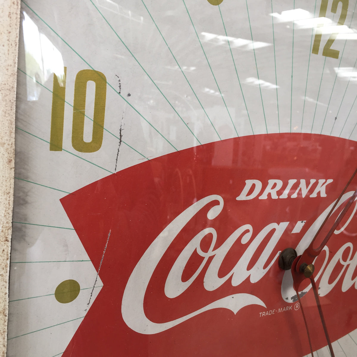 Vintage 1960s Coca Cola Clock