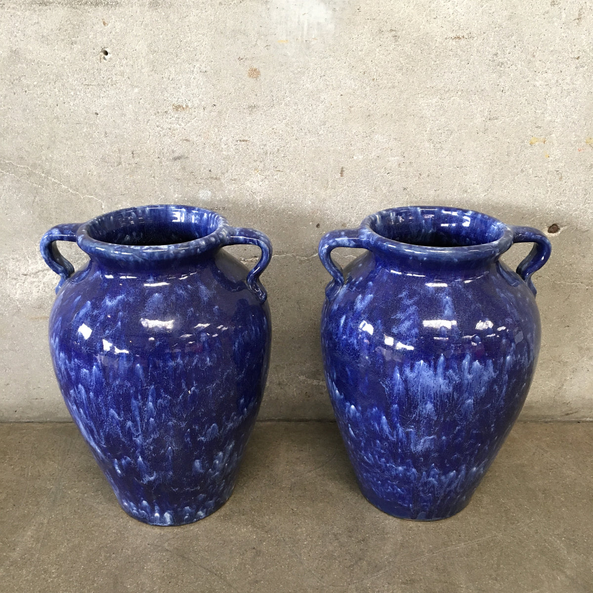 Pair of 1920's McCoy Floor Vases