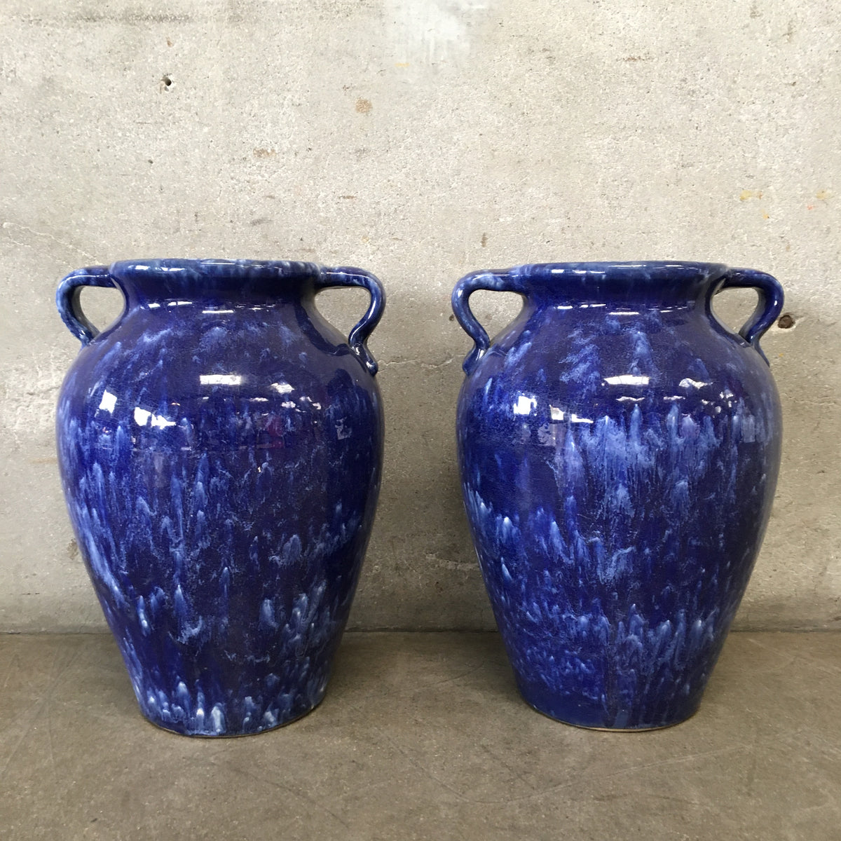 Pair of 1920's McCoy Floor Vases