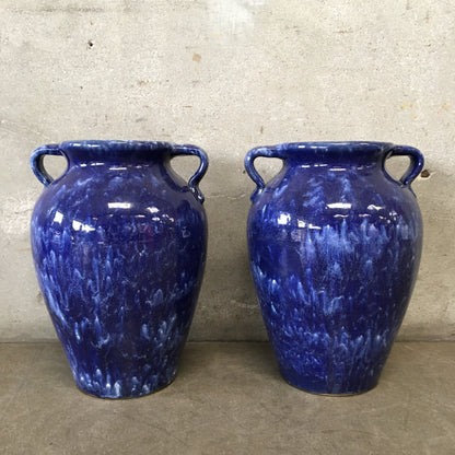 Pair of 1920's McCoy Floor Vases