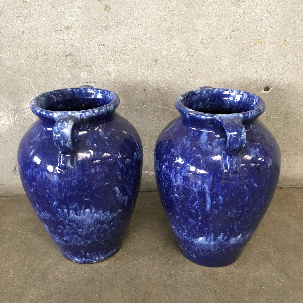 Pair of 1920's McCoy Floor Vases