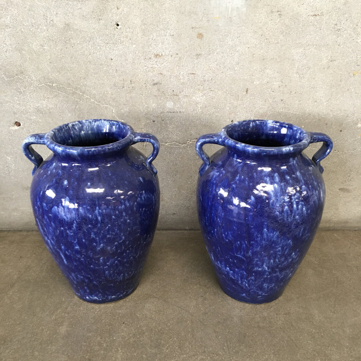 Pair of 1920's McCoy Floor Vases