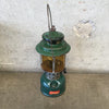 Vintage Green Coleman Lantern with Aluminum Case