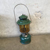 Vintage Green Coleman Lantern with Aluminum Case
