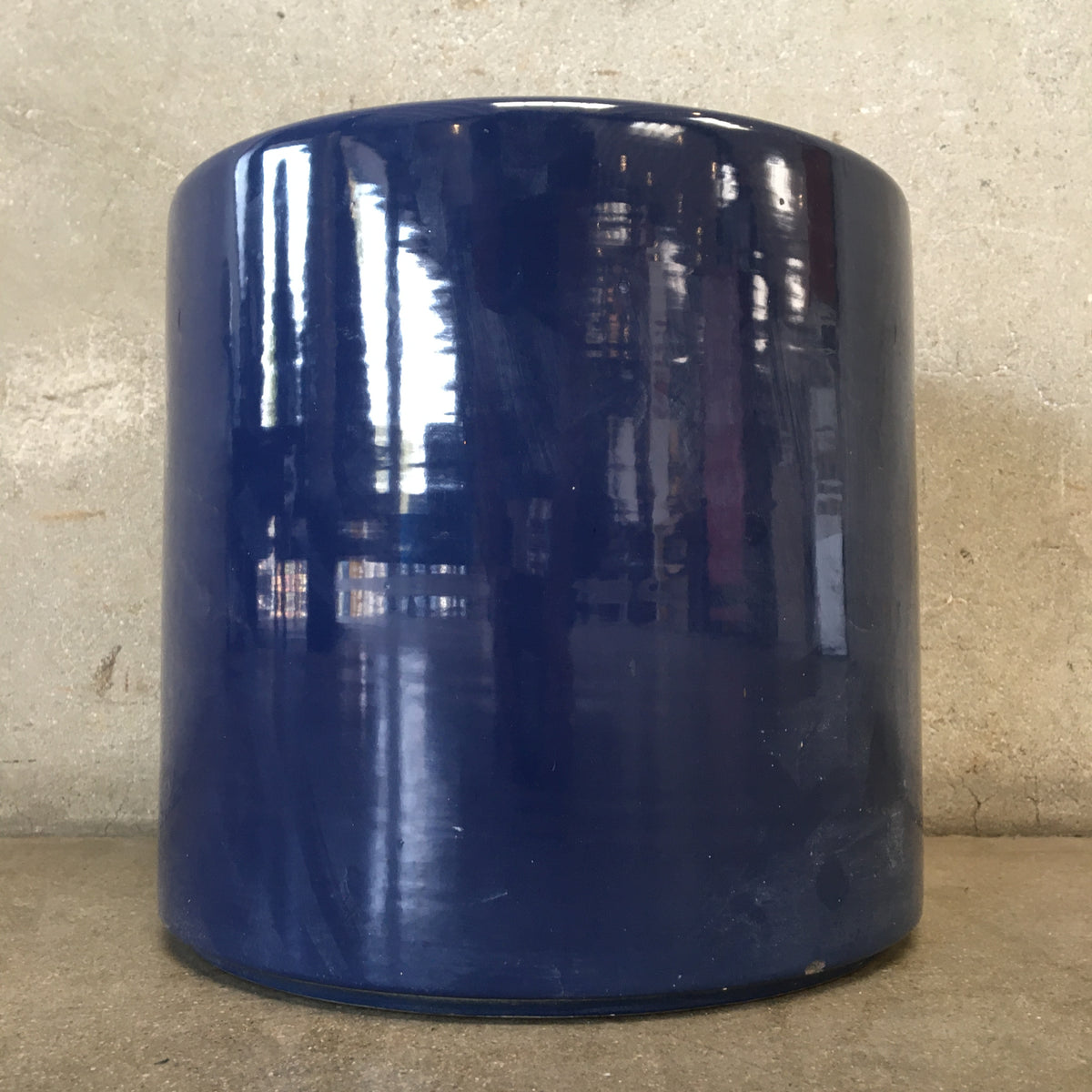 Dark Blue Gainey Garden Pot