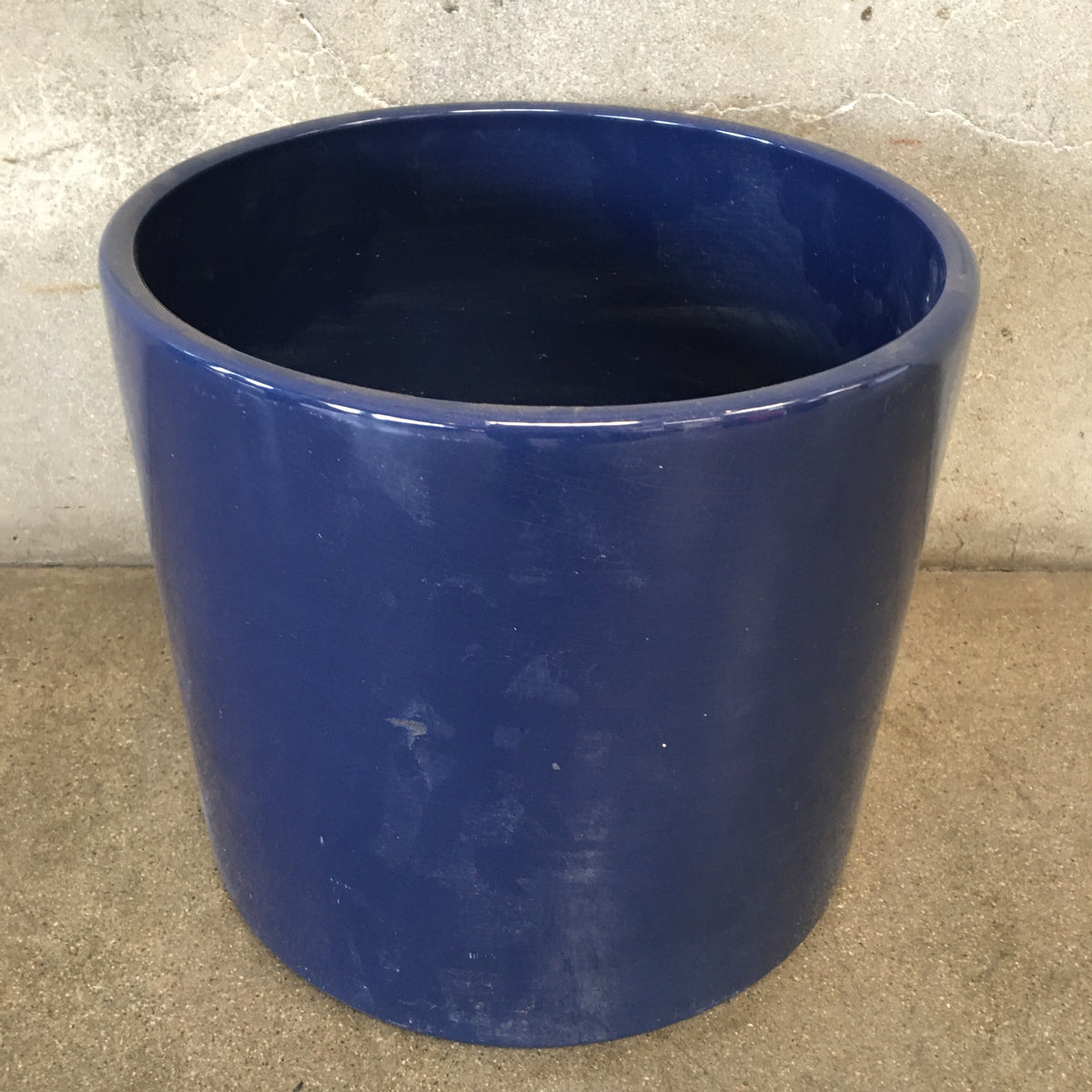 Dark Blue Gainey Garden Pot