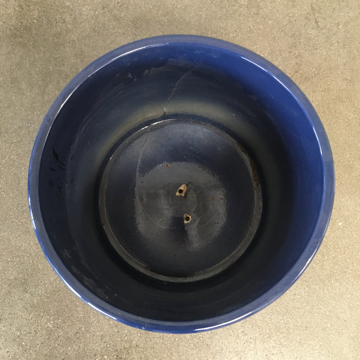 Dark Blue Gainey Garden Pot