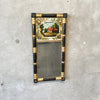 Vintage Eglomise Trumeau Mirror